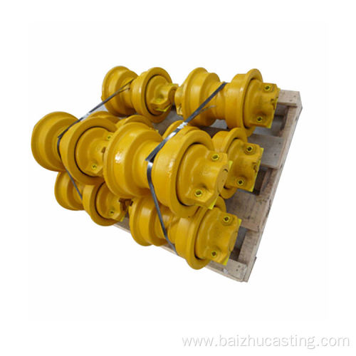 Engineering excavator track bottom roller accessories